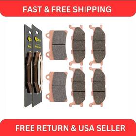 Sp179 Caltric Sp190 Front And Rear Brake Pads For Yamaha Xvz1300 Royal Star Tour Deluxe 05-09 Sintered