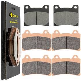 Mp159 Caltric Sp190 Front And Rear Brake Pads For Yamaha Fzr1000 1987 1988 Sintered