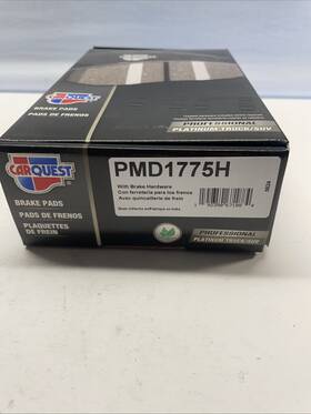 Pmd1775h Carquest Professional Platinum Truck/suv Brake Pads New
