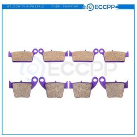 Ze835999le Cciyu 4 X Brake Pads For 2002-2007 Honda Cr125r Cr250r Crf450r Carbon Fiber