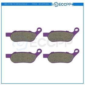 Ze836020le Cciyu 2 X Brake Pads For Harley-davidson Cvo Deluxe Flstnse Softail Carbon Fiber