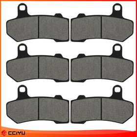Ze844429le Cciyu Front And Rear Carbon Fiber Brake Pads For Harley 08-12 Flhtc Electra Glide Fa409