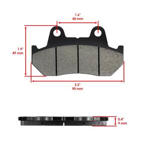 Celox Hu1425mp111lr Front Brake Pads For Honda Gl1100a Gold Wing Aspemcade 1982 1983