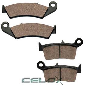 Hu2702mp127lr Celox Front Rear Brake Pads For Honda Cr125r 1987 1988 1989 1990 1991 1992