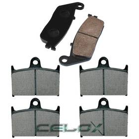 Celox Hu2905mp128lr Front Rear Brake Pads For Victory Vegas 8-ball 1731 2010 2011 2012 2013-2017