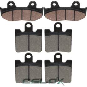 Celox Hu3809mp178lr Front Rear Brake Pads For Suzuki An400 Burgman/skywave 400 1999