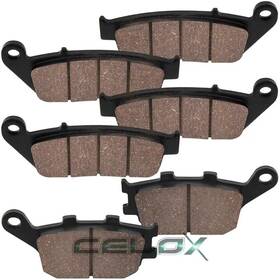 Hu4359mp151lr Celox Front Rear Brake Pads For Honda Cbr600f3 Super Sport 600 1995 1996 1997 1998