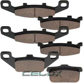 Hu4564mp154lr Celox Brand New Front Rear Brake Pads For Kawasaki Zg1000 Concours 1000 1994-2006