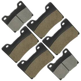 1fk-w0046-01-00 Celox Hu4889mp220lr Front Rear Brake Pads For Yamaha Fzr1000 89-93 / 3gm-w0045-03-00