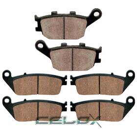Celox Hu7222mp128lr Front Rear Brake Pads For Honda Vtx1300r 2005 2006 2007 2008 2009