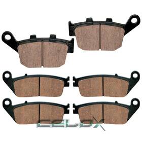 Hu7231mp128lr Celox Front Rear Brake Pads For Honda Cbr500r / Cbr500ra 2013 2014 2015 2016