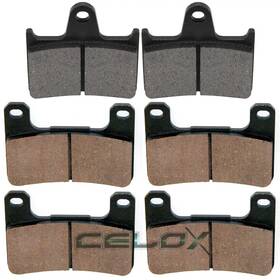 Hu7495mp243lr Celox For Suzuki Gsx-r600 Gsxr600 Gsx-r600x 2004 2005 Front And Rear Brake Pads