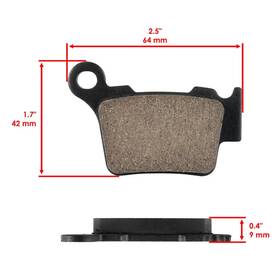 Hu8334mp125lr Celox Front Rear Brake Pads For Husqvarna Te510 2005 2006 2007 2008 2009 2010