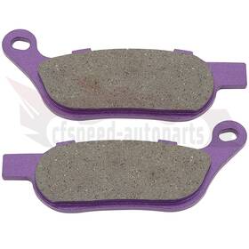 Cf052457sa01 Cfsa Carbon Fiber Brake Pads Rear Fa458 For 2009 Harley-davidson Dyna Fat Bob Fxdf