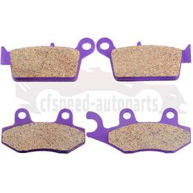 Cf991231sa01 Cfsa Carbon Fiber Brake Pads Front Rear For 2009 2010 Kawasaki Klx250sf Fa135 Fa131