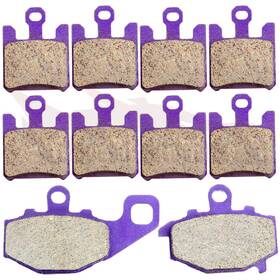 Cf991249sa01 Cfsa Carbon Fiber Brake Pads Kit Front And Rear For 03 04 05 2006 Kawasaki Ninja Zx10r