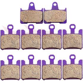Cf991250sa01 Cfsa Carbon Fiber Brake Pads Kit Front And Rear For 2004-2007 Kawasaki All Ninja Zx10r