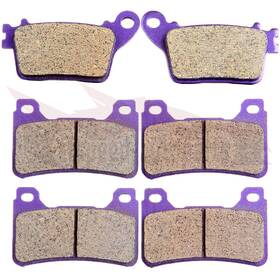 Cf991292sa01 Cfsa Carbon Fiber Brake Pads Kit Front Rear For 2007-2011 Honda Cbr 600rr Fa390 Fa436