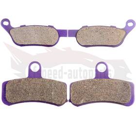 Cf991305sa01 Cfsa Carbon Fiber Brake Pads Front And Rear For 2008-2016 Harley Dyna Street Bob Fxdb