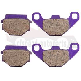Cf991645sa01 Cfsa Carbon Fiber Brake Pads Kit Front And Rear For 1987-2007 Kawasaki Klr650 Fa67
