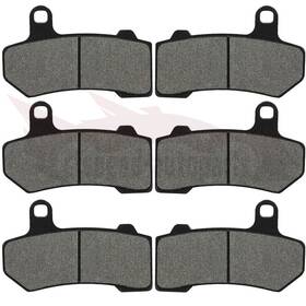 C84442901cfsa Cfspeed-autoparts Front Rear For Harley 08-12 Flhtc Electra Glide Carbon Fiber Brake Pads Fa409