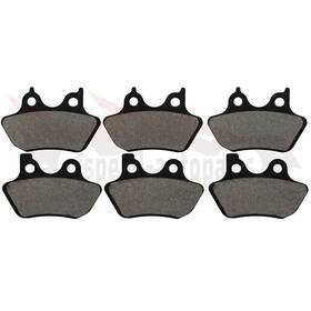 C84443201cfsa Cfspeed-autoparts Front Rear For 2000 Harley Road Glide Efi Fltri Fa400 Carbon Fiber Brake Pads