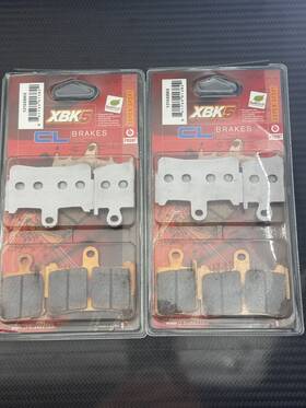 Cl1216xbk5 Cl Brakes Set Of Sintered Brake Pads 1216xbk5 For Honda Vfr 1200 F 2010-17