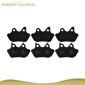 C84443201aps Classic Autoparts Carbon Fiber Front Rear Brake Pads For 2001 Harley Dyna Super Glide Sport Fxdx