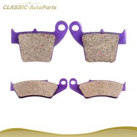 C99124101aps Classic Autoparts Front Rear Carbon Fiber Brake Pads For 2004-2015 Honda Crf250r Fa185 Fa346