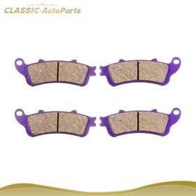 C99124501aps Classic Autoparts Front Carbon Fiber Brake Pads For 2001-2011 Honda Gl 1800 1800a Abs Goldwing