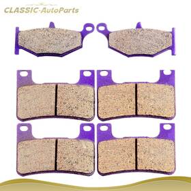 C99125401aps Classic Autoparts Front Rear Carbon Fiber Brake Pads For 2006-2009 Suzuki Gsxr600 Fa379 Fa419