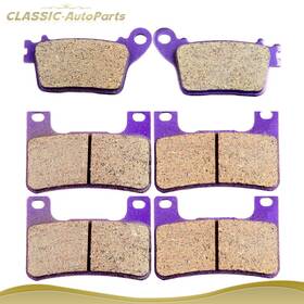 C99125501aps Classic Autoparts Front And Rear Carbon Fiber Brake Pads For 2014 Kawasaki Zx1000m Abs Ninja 1000