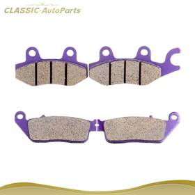 C99128301aps Classic Autoparts Front And Rear Carbon Fiber Brake Pads For Daelim Roadwin 2005-2008 2006 2007