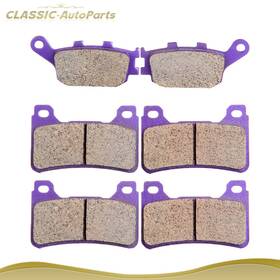 C99129101aps Classic Autoparts Front And Rear Carbon Fiber Brake Pads For 2003-2006 Honda Cbr600rr Fa390 Fa174