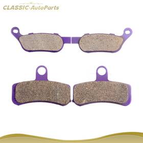 Classic Autoparts C99130501aps Front And Rear Carbon Fiber Brake Pads For Harley Dyna Super Glide Fxd 2008-2010