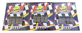 Crup84 Cru Products Qty 3 Rear Brake Caliper Pads For Husqvarna 92-94 Cr Wr 125 250 Replace Fa84