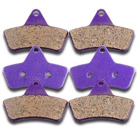 11115611 Cssunny 3 Pairs Of Front And Rear Brake Pads For Arctic Cat Bearcat 454 4x4 Or 2x4