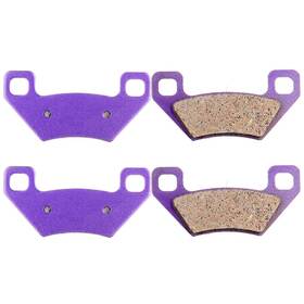 11115613 Cssunny 2 Pairs Of Front Brake Pads For Arctic Cat Prowler 650 2007-2009 Carbon Fiber