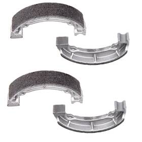 11115625 Cssunny 4pcs Front Brake Shoes For 1988-2002 Kawasaki Bayou 220 Klf220a Semi-metal