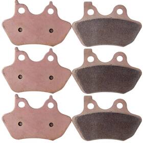 11115630 Cssunny 6pcs Front Rear Brake Pads For 2000-2007 Harley-davidson Electra Glide Flht