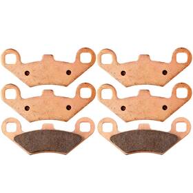 11115633 Cssunny 3 Pairs Front Brake Pads For 1997-2012 Polaris Scrambler 500 4x4 Carbon Fiber