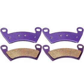 11115635 Cssunny 4pcs Brake Pads Carbon Fiber For Polaris Ranger Crew 800 4x4 Efi Eps 2010-2012
