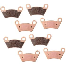 11115640 Cssunny 8pcs Front And Rear Brake Pads For Polaris 2010-2012 Ranger 400 4x4