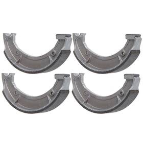 11442201 Cssunny 4pcs Rear Brake Shoes Semi-metal For 2000-2002 2004 Yamaha Yfm400f 4x4 Yfm400