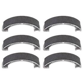 11442202 Cssunny 6pcs Brake Shoes Semi-metal For 2000-2002 2004 Yamaha Yfm400f 4x4 Yfm400
