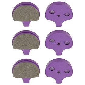 11442205 Cssunny 6pcs Front Brake Pads Carbon Fiber For 1988-1999 Harley-davidson Classic Flstc