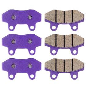 11442213 Cssunny 6pcs Brake Pads Carbon Fiber For 2013-2015 Kawasaki Ex300b Abs Ninja 300