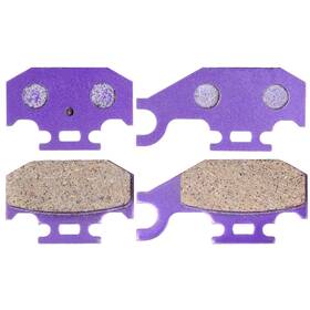 11442218 Cssunny 4pcs Brake Pads Carbon Fiber For 2002-2004 Bombardier 4x4 Quest 500 650