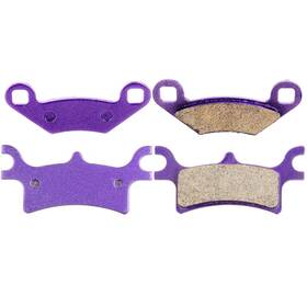 11442227 Cssunny 4pcs Brake Pads Carbon Fiber For Polaris Scrambler 500 4x4 2005-2012