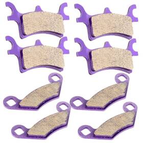 11442229 Cssunny 8pcs Brake Pads Carbon Fiber For Polaris Scrambler 500 4x4 2005-2012